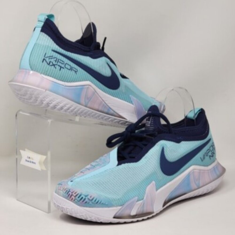 Nike Court React Vapor Nxt Glacier Ice Midnight N… - image 1